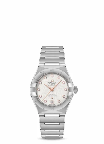 Omega Constellation Manhattan 29 Co-Axial Master Chronometer Stainless Steel / Silk Diamond 131.10.29.20.52.001 (13110292052001)